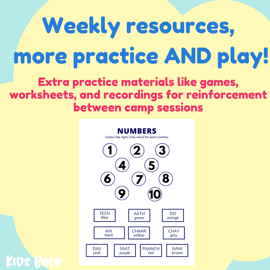 Virtual | 5-10 years old | Foundation Urdu Summer Camp | 2026