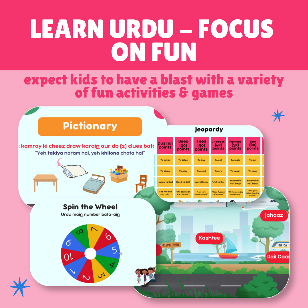 URDU BOLO™ Conversational Classes (KIDS) | Virtual