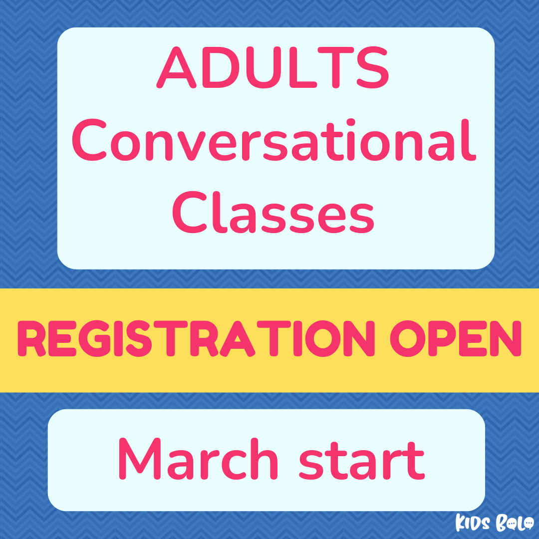 Urdu Conversational Classes (ADULTS) - Mar 2024 Start