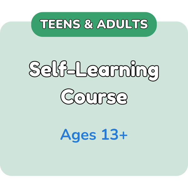 Kids Bolo self-learning Urdu course for teens and adults, ages 13 and up
