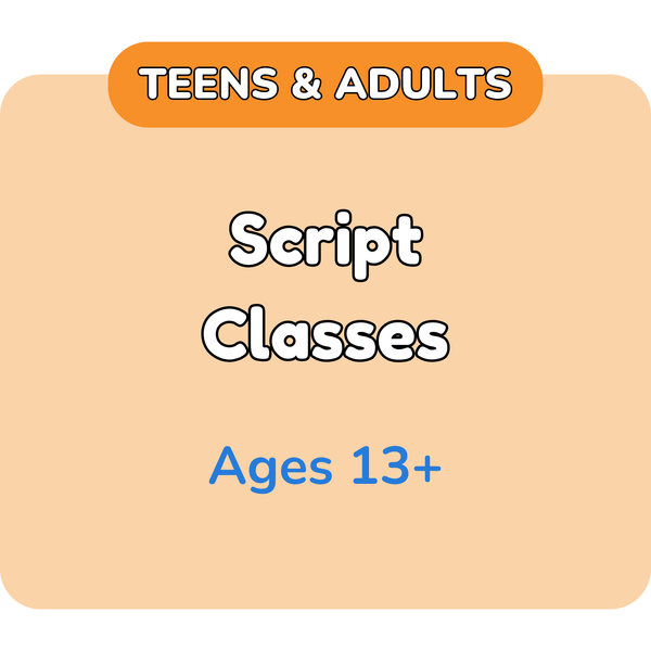 Kids Bolo Urdu script classes for teens and adults, ages 13 and up